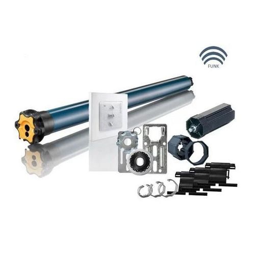 Rollladen Renovierungskit Funk - Somfy IO Funk (Wandsender inklusive) - Für Umbau von Rollläden mit SW60 auf Funk