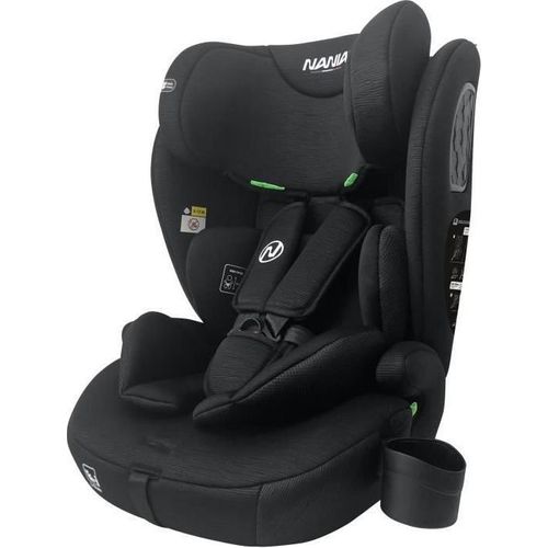 Autositz Nania Torino, Gruppe 1/2/3 I-Size, 76-150 cm, Mit Reduzierer, Schwarz