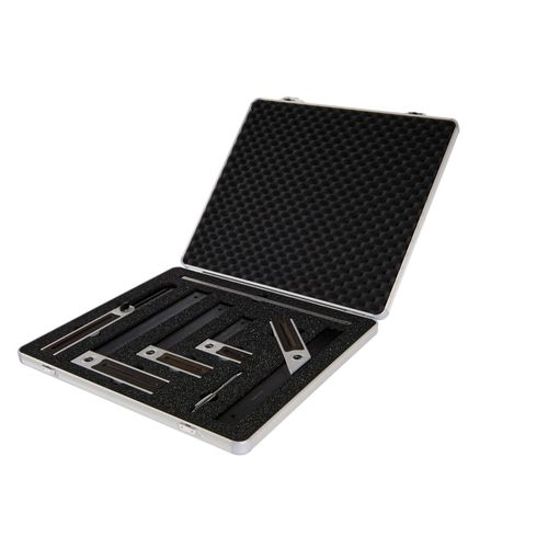 Ulmia Präzisions-Winkel-Set Black Edition inkl. Koffer, Präzisionswinkel