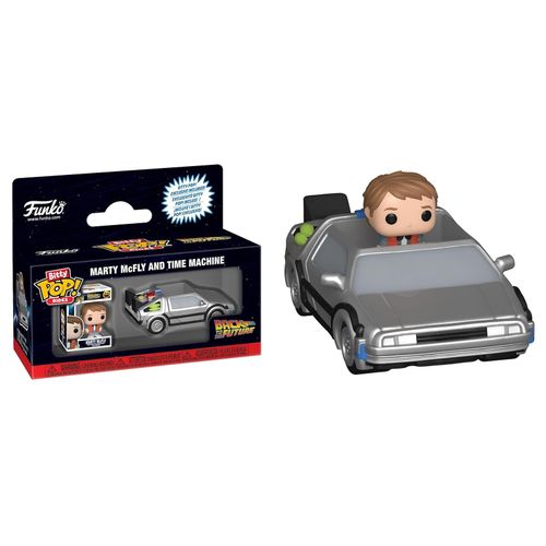 Bitty POP Rides - Marty McFly and Time Machine