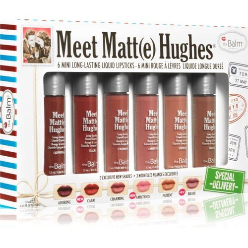 theBalm Meet Matt(e) Hughes Mini Kit Special Delivery vloeibare lippenstift set