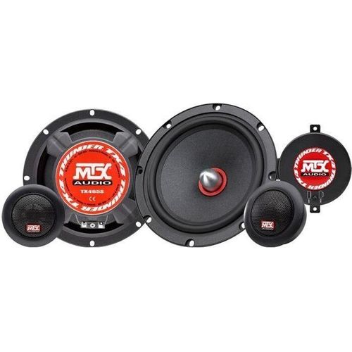 Auto Lautsprecher 2-Wege MTX TX465S, 16,5cm, 80W RMS, 25mm Neodym-Hochtöner, Zellulosemembran