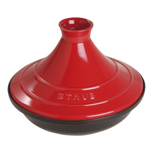 Staub Specialities Tajine 28 cm, rund, Kirsch-Rot, Gusseisen