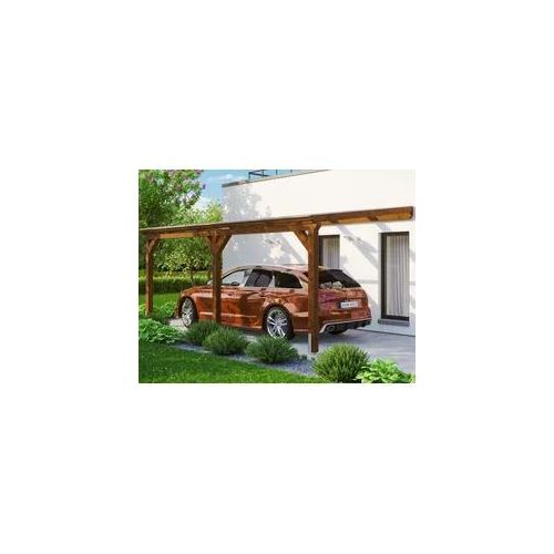 Anlehncarport SKANHOLZ "Vogtland", braun, B/H/T: 213cm x, Carports
