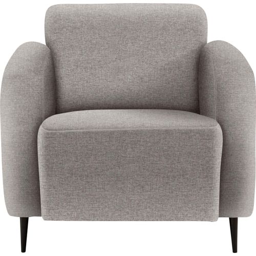 Cocktailsessel HOME AFFAIRE "Marone", grau, B:85cm H:76cm T:90cm, Luxus-Microfser weich 100% Polyester;Struktur fein 100% Polyester, Sessel, Cocktailsessel, auch als 2-Sitzer und 3-Sitzer erhältlich