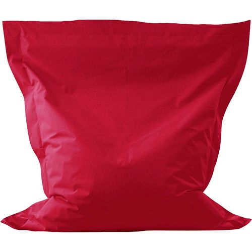 Sitzsack KAYOOM "Idle Time, bequemer Sitzsack, Kissen-Form, unaufgeregtes Design", rot, B:50cm H:101cm T:78cm, Bezug: Polyester (Mikrofaser) / Füllmaterial : Polystyrol (EPS), Sitzsäcke, Sitzsack, komfortabel, modern, pflegeleicht, innen und außen nutzbar