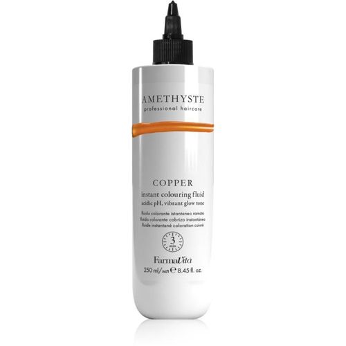 FarmaVita Amethyste Instant Colouring Fluid Bonding Color Mask voor een koperen kleurtoon Tint Copper 250 ml