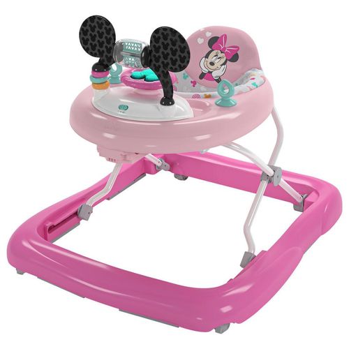 Lauflernwagen , Mehrfarbig, Rosa , Metall, Kunststoff, Textil , 63.5x61x68.6 cm , EN 71, EN 1273 , Spieltisch mit Musik, Spieltiere abnehmbar , Spielzeug, Babyspielzeug, Lauflernwagen
