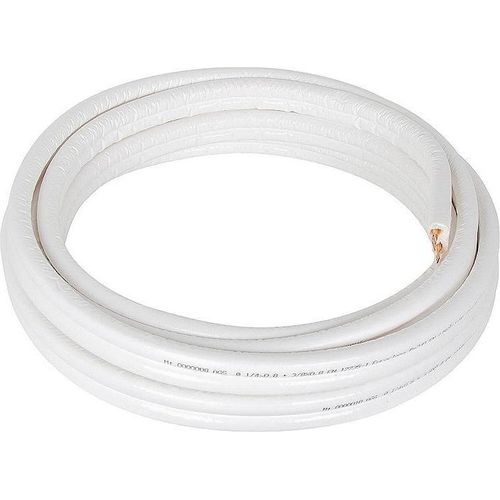 Bosch Kältemittelleitung-Doppelrohr Kupfer 1/4" 1/2" Länge=20m Doppelrohrleitung
