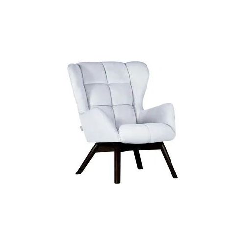 Sessel GUTMANN FACTORY "Luna", grau (hellgrau antik), B:75cm H:86cm T:90cm, Sessel, Sessel, Gestell antikfarben oder eiche natur