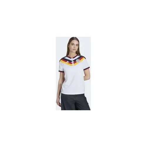 Fußballtrikot ADIDAS PERFORMANCE "DEUTSCHLAND 26 HEIMTRIKOT", Herren, Gr. M, weiß, Obermaterial: 100% Polyester, Rundhals, Trikots Fußballtrikot, WM Trikot Deutschland 2026