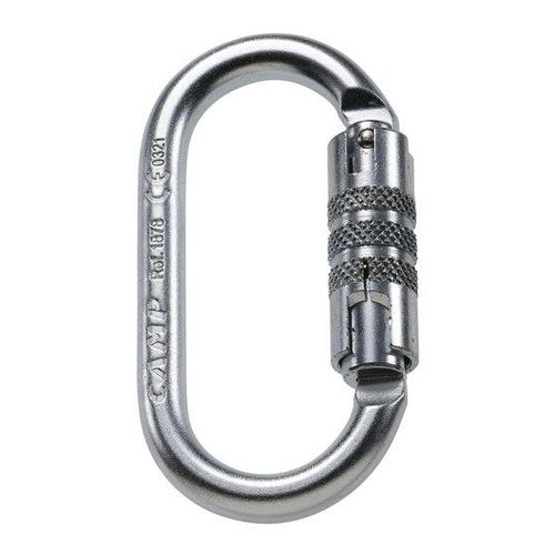 C.A.M.P. Steel Oval 2Lock - Karabiner