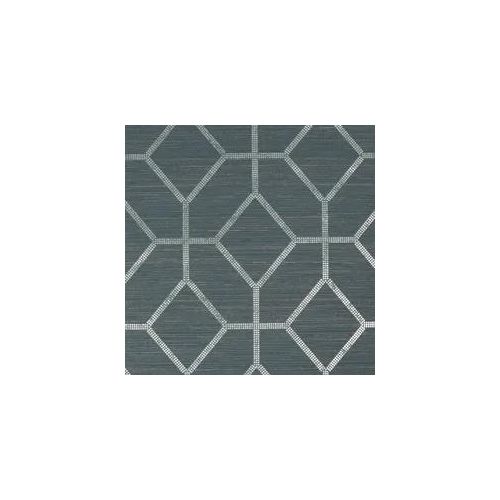 Vliestapete BOUTIQUE "Boutique - Vliestapete Asscher Geo Teal - 10mx52cm", blau, B:0,52m L:10m, Vlies, Tapeten, Boutique - Vliestapete Asscher Geo Teal - 10mx52cm