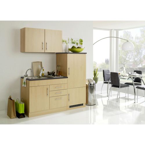 Küchenblock Toronto I m. Geräten Buchefarben