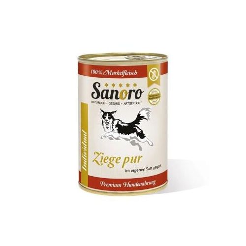 Sanoro Pures Ziegen Muskelfleisch 12x400g