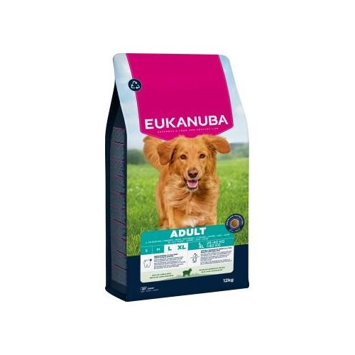 EUKANUBA Trockenfutter Hund, Adult, groß, Lamm 2x12 kg