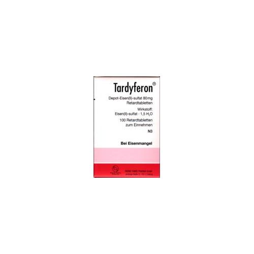 TARDYFERON Depot-Eisen(II)-sulfat 80 mg Retardtab. 100 St