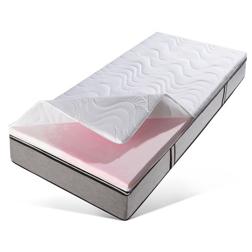 Topper BECO "Micro Gel Soft", weiß, B:80cm H:8cm L:200cm, Gelschaum, Topper, von Kunden mit "Sehr gut" bewertet