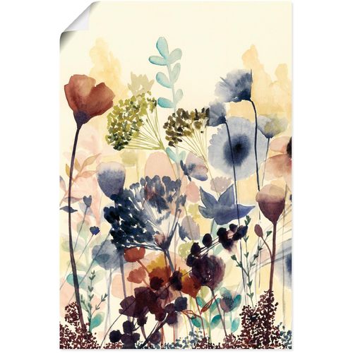 Wandbild ARTLAND "Sonnengetrocknete Blüten I", bunt (farbe bild(er): bunt), B:20cm H:30cm, Bilder, als Alubild, Leinwandbild, Poster in verschied. Größen