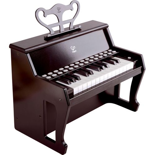 Spielzeug-Musikinstrument HAPE "Leuchttasten-Piano", schwarz (schwarzs), Spielzeug-Musikinstrumente, KinderB:38cm H:29cm T:24cm, B:38cm H:29cm T:24cm
