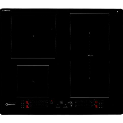 BAUKNECHT Induktions-Kochfeld "BS 3560B CPNE", schwarz, B:59cm T:51cm, Kochfelder, Induktionskochfeld mit Flexibler Kochzone, Booster Funktion