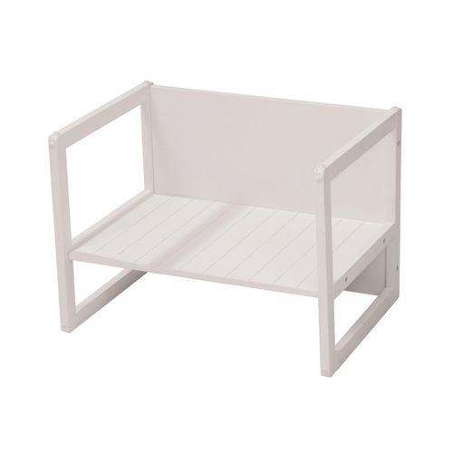 Sitzbank ROBA "Sitzbank/Tisch Kombination, weiß", weiß, Sitzbänke, Kinder, B/H/T: 57cm x 44cm x 44cm, MDF, Sitzbank, B:57cm H:44cm T:44cm