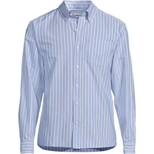 Oxfordhemd Sail Rigger, Herren,  Blau, Baumwolle, by Lands' End