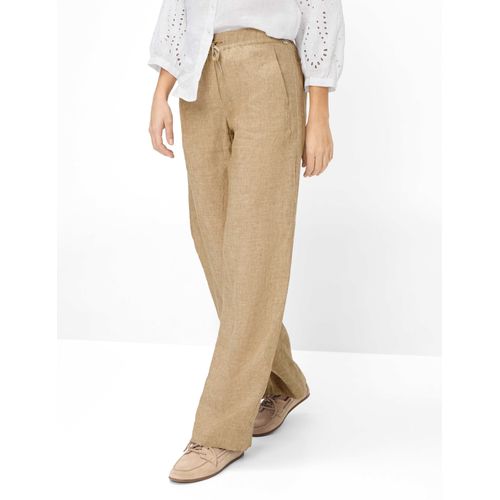 Brax Damen Marlenehose Style FARINA ALMOND, Beige, Gr. 52