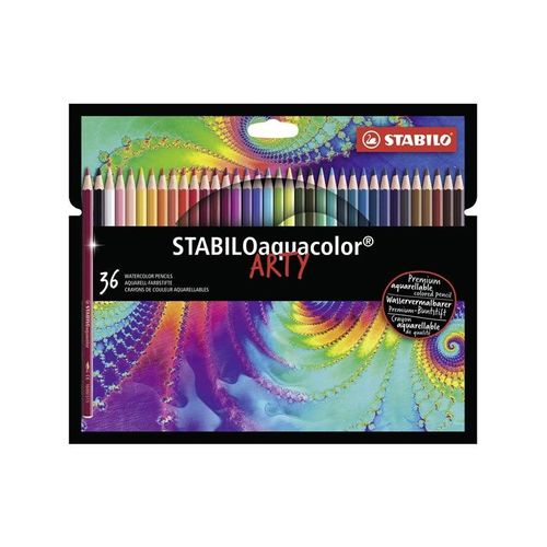 STABILO Aquacolor - Watercolor Colored Pencil - ARTY - Set 36 Pcs.
