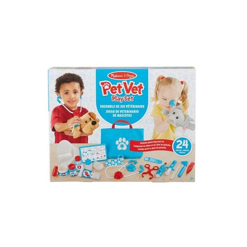 Melissa & Doug Pretend Play Examine and Treat Pet Vet Play Set