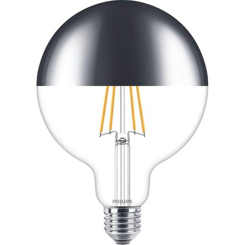 Philips LED-Lampe Classic Globe Ø125 mm 7.2W/827 (50W) Mirror Dimmable E27