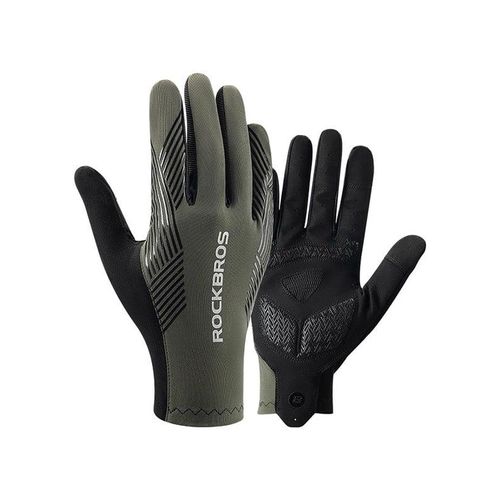Rockbros cycling gloves spring/summer/autumn full size: XXL - green