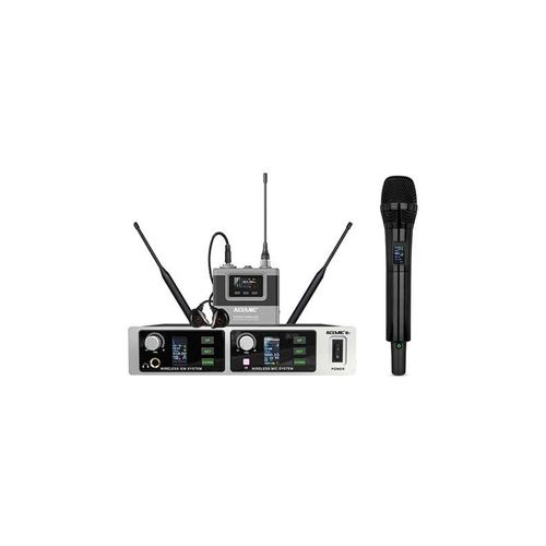 Acemic M2 - All-in-One drahtloses Mikrofon- & In-Ear-Monitor-System