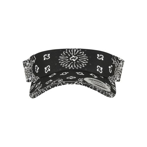 Visor FLEXFIT "Flexfit Accessoires Visor Bandana Print", Herren, Gr. onesize, schwarz, 100% Baumwolle, Caps Visor