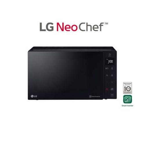LG Mikrowelle Schwarz (25 L, 1000 Watt) mit Quarzgrill, Smart Inverter Technologie & EasyClean MH6535GIS