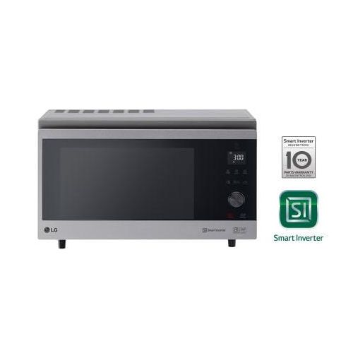 LG HeißluftMikrowelle Edelstahl (39L, 1350 Watt) mit Heißluftfunktion, Quarzgrill & EasyClean MJ3965ACS MJ3965ACS