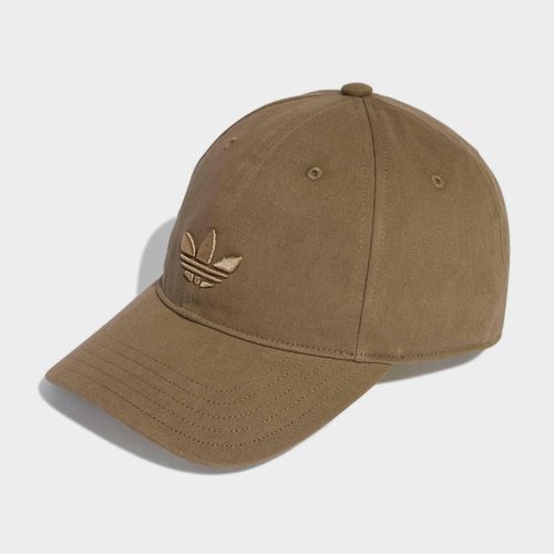 Baseball Cap ADIDAS ORIGINALS "ADICOLOR CLASSIC TREFOIL", Damen, blanch braun, Obermaterial: 100% Baumwolle, Caps Baseball Cap, für Erwachsene, sportlicher Stil, aus Baumwolle