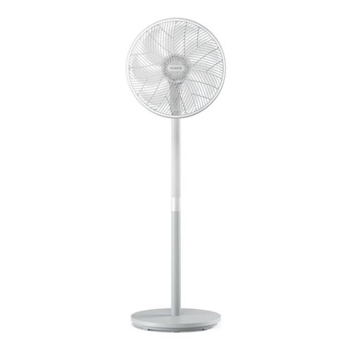 Standventilator PHILIPS "CX2550/00 Serie 2000, mit extrem leiser SilentWings-Technologie, 19 dB", weiß, B:37,2cm H:125cm T:40cm, Ventilatoren, Standventilator, 2-in-1-Tisch- & Standventilator, neig- & drehbar, elegantes Design