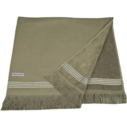Hamamtuch ROSS "Hamam", grau (flanell), B:90cm L:180cm, Hamam Frottier, Hamam Frottier, Handtücher, Hamamtuch, idealer Begleiter für Strand, Sauna oder Wellnessbereich