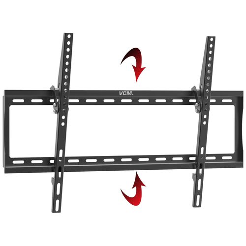 VCM TV-Wandhalterung "TV VESA Wandhalterung Halter neigbar B-FN600", schwarz, B:65cm T:3cm, Gerätehalterungen, TV-Wandhalterung