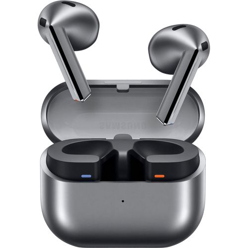 SAMSUNG wireless In-Ear-Kopfhörer "Galaxy Buds3 SM-R530", silber, B:9cm H:4,3cm T:10,2cm, Kopfhörer, 360-Audio, 24bit Hi-Fi-Sound, IP57, wireless In-Ear-Kopfhörer