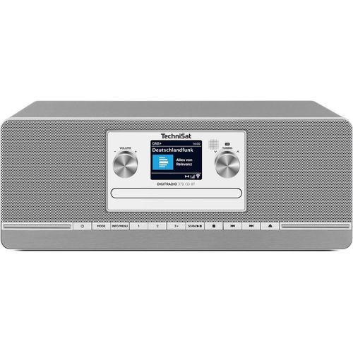 TechniSat DIGITRADIO 372 CD BT - 10 W DAB+ Digitalradio, UKW, CD, Bluetooth, Fernbedienung silber