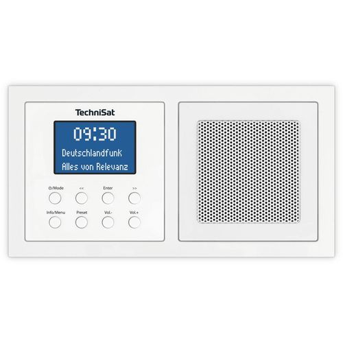 TechniSat DIGITRADIO UP 1 DAB+ / UKW Unterputzradio mit Bluetooth weiß weiß (Ral 9010)