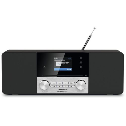 TechniSat DIGITRADIO 3 VOICE DAB+/UKW/CD-Radio mit Sprachsteuerung