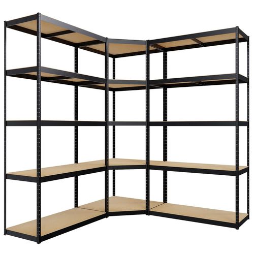 CLP 3er Regalsystem I 2x Regalsystem I 1x Eckregal I Schwerlastregale I Bis 2.625 KG