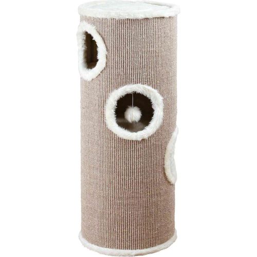 TRIXIE Kratztonne Edoardo - taupe/creme - 100 cm