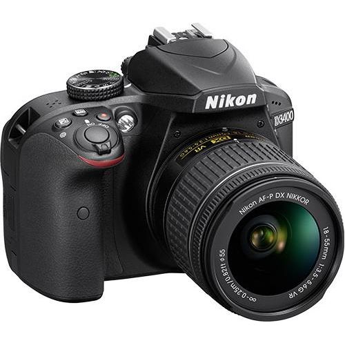 Nikon D3400 Kit 18-55 mm digitale Spiegelreflexkamera schwarz