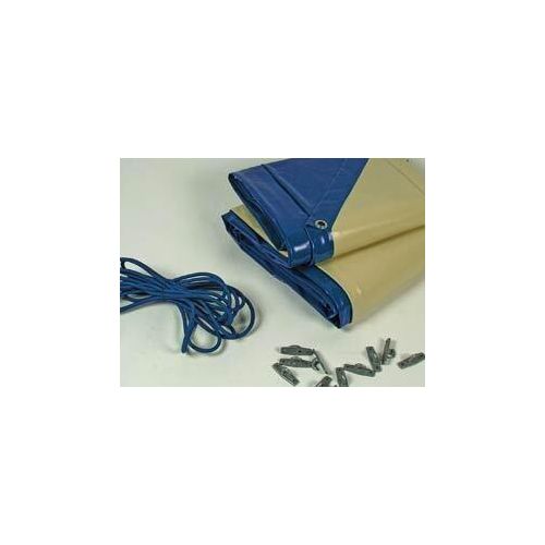 Winterplane für Pool Baléares / Cancun - 280 g/m² - blau