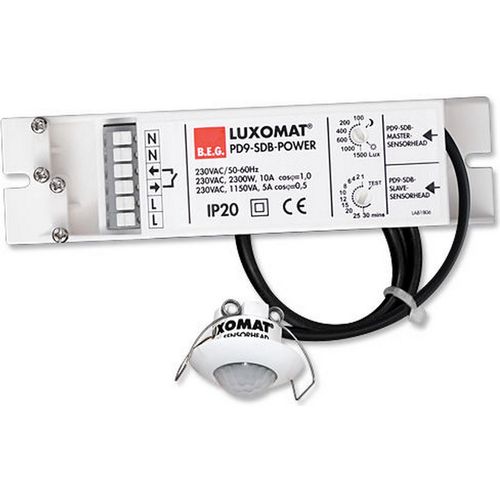 B.E.G. Präsenzmelder 360° UP ws glz IP65