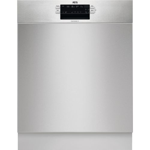 AEG 6000 SatelliteClean / Unterbau-Geschirrspüler 60 cm / AirDry - perfekte Trocknungsergebnisse / Besteckkorb FUE53610ZM Edelstahl